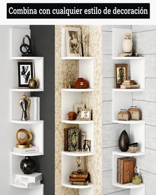 Estantería Esquinera De Pared De 5 Niveles - imagen 6