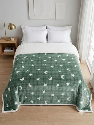 Colcha De Borrego Con Estrellas - imagen 5