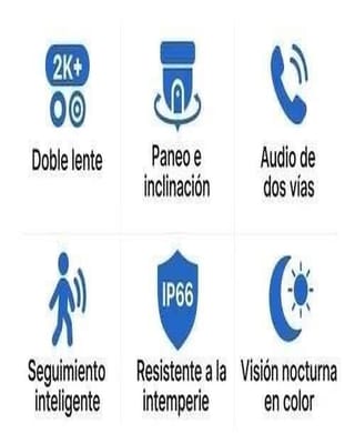 Cámara de Seguridad WiFi Exterior 2K con Doble Lente | Aurea Living - imagen 8