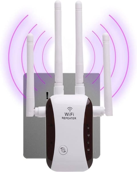 Repetidor WiFi 300 Mbps 2.4 GHz con 4 Antenas y Botón WPS | Aurea Living Ecuador