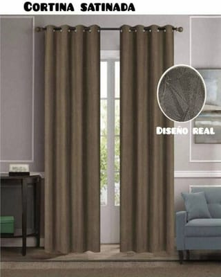 Cortina Satinada para Sala y Dormitorio | Aurea Living Ecuador - imagen 1
