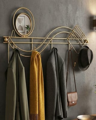 Perchero Decorativo para Entrada y Dormitorio | Aurea Living Ecuador - imagen 4