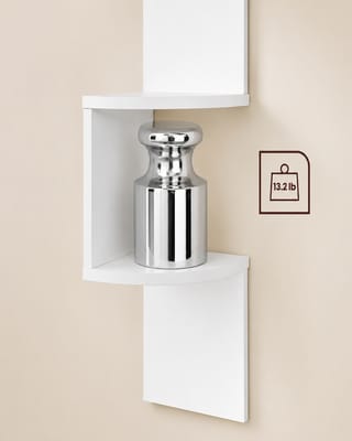 Estantería Esquinera De Pared De 5 Niveles - imagen 5