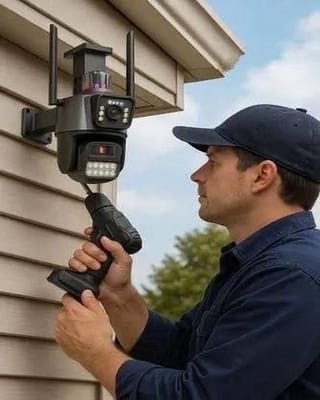 Cámara de Seguridad WiFi Exterior 2K con Doble Lente | Aurea Living - imagen 4