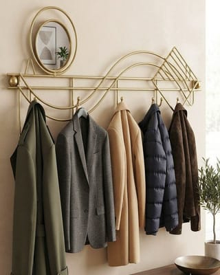Perchero Decorativo para Entrada y Dormitorio | Aurea Living Ecuador - imagen 1