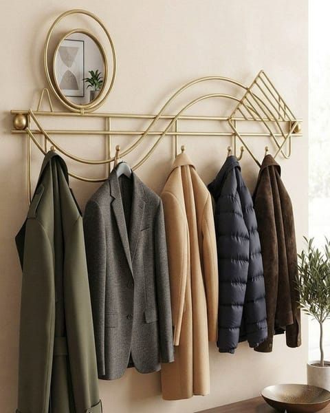 Perchero Decorativo para Entrada y Dormitorio | Aurea Living Ecuador
